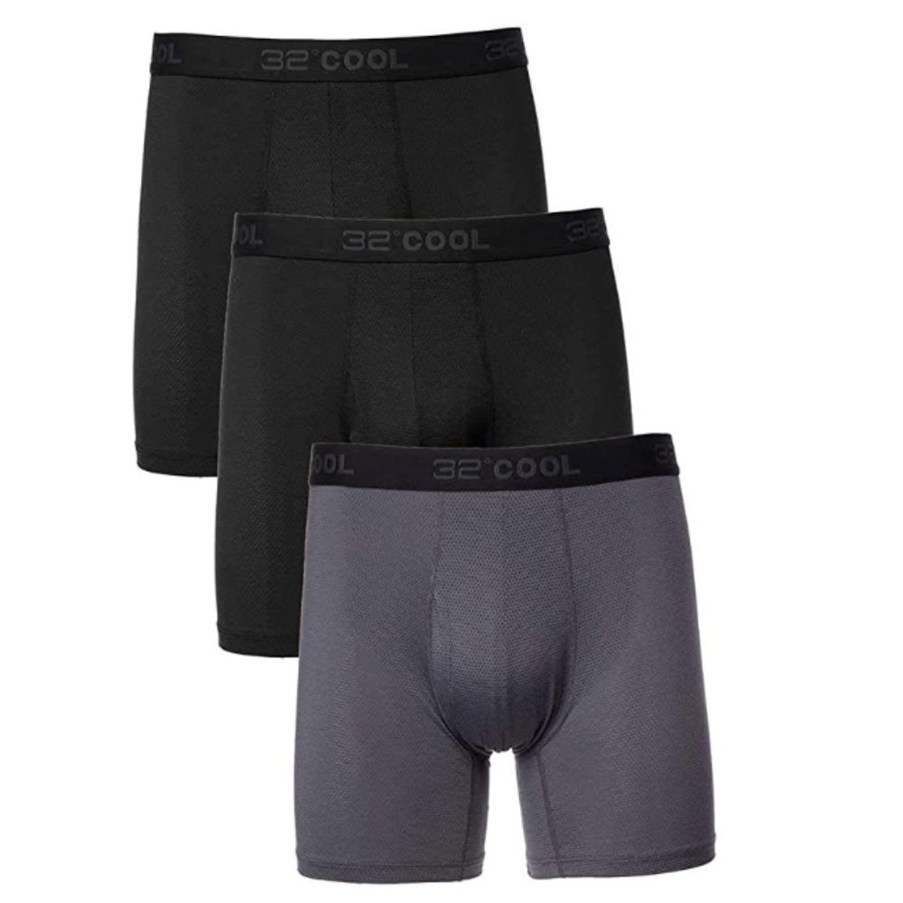 NEW 32 DEGREES Men's Active Mesh Boxer Briefs - Picture 1 of 6